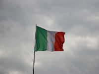 Stolt vejer det Italienske flag