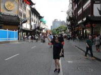 Fang på vej til den gamle by i Shanghai