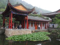 Huaqing paladset/pool blev bygget i 723 af kejser Xuanzong