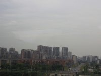 Billede fra togturen fra Xi'an til Chengdu