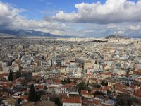 Udsigt udover Athen fra Akropolis