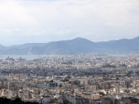Udsigt ud over Athen og Piræus