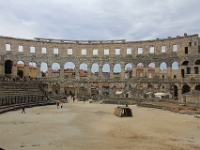 Arenaen er blandt de seks største bevarede romerske arenaer der findes og er også det bedst bevarede historiske monument i Kroation.