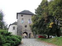 Indgangen til slottet i Zwolen. Zwolen ligger i Slovakiet