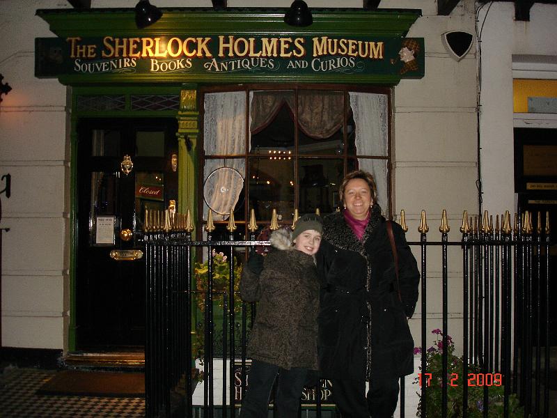 DSC02939.JPG - Efter en del detektiv arbejde fandt vi endelig Sherlock Holmes museet