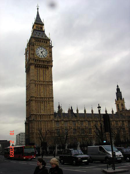 DSC02955.JPG - Big Ben (som reelt er navnet på klokken inde i  tårnet der er en del af house of parliament)