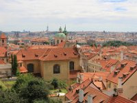 Udisgten ud over Prag fra slottet